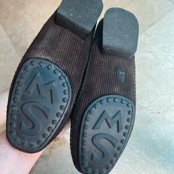 Stuart Weitzman Brown Corduroy Mules - Picture 9 of 15